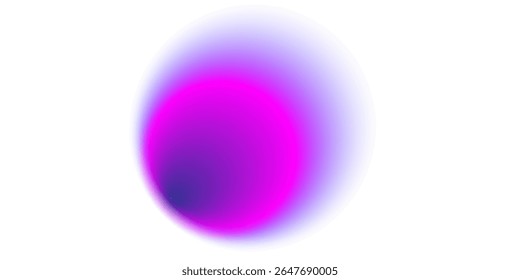 Gradient blur blob shapes. Colored figures with a soft gradation from bright to transparent. Set of isolated vector elements on a white background.

