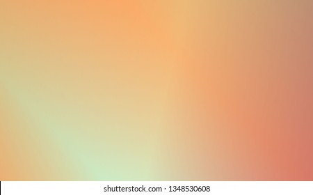 Gradient Blurred Abstract Background. For Bright Website Banner, Invitation Card, Scree Wallpaper. Vector Illustration