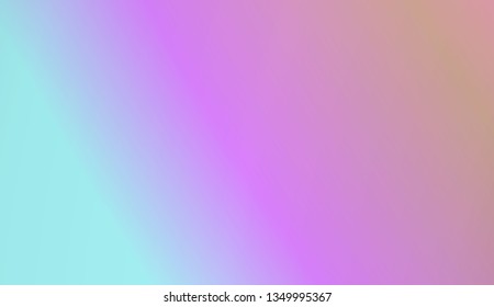 Gradient Blurred Abstract Background. For Bright Website Banner, Invitation Card, Scree Wallpaper. Vector Illustration