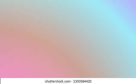 Gradient Blurred Abstract Background. For Bright Website Banner, Invitation Card, Scree Wallpaper. Vector Illustration