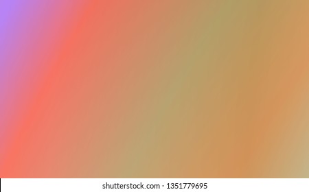 Gradient Blurred Abstract Background. For Bright Website Banner, Invitation Card, Scree Wallpaper. Vector Illustration