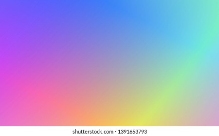 Gradient Blurred Abstract Background. For Greeting Card, Flyer, Poster, Brochure, Banner Calendar. Vector Illustration