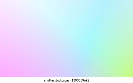 Gradient Blurred Abstract Background. For Greeting Card, Flyer, Poster, Brochure, Banner Calendar. Vector Illustration