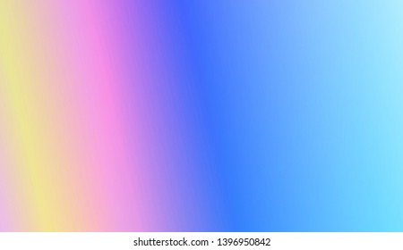 Gradient Blurred Abstract Background. For Greeting Card, Flyer, Poster, Brochure, Banner Calendar. Vector Illustration