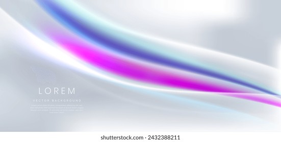 Fondo desenfocado degradado. Degradado azul y rosa Puede utilizar para anuncios, pósters, plantillas, presentaciones de negocios. Ilustración de vector