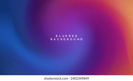 Gradient blurred background in shades of blue and orange. Ideal for web banners, social media posts, or any design project that requires a calming backdrop