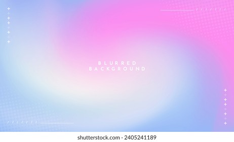 Gradient blurred background in shades of blue and pink. Ideal for web banners, social media posts, or any design project that requires a calming backdrop