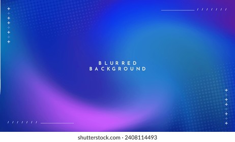 Gradient blurred background in shades of blue and purple. Ideal for web banners, social media posts, or any design project that requires a calming backdrop