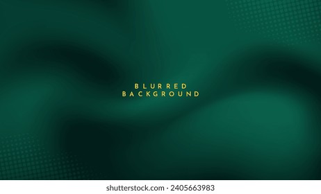 Gradient blurred background in shades of dark green. Ideal for web banners, social media posts, or any design project that requires a calming backdrop