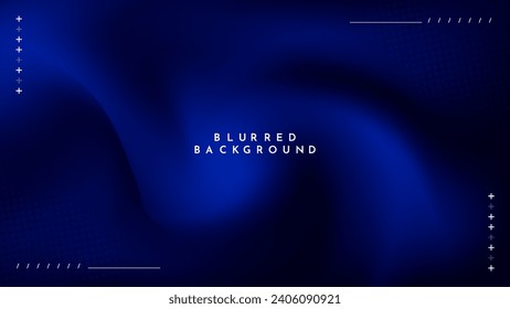 Gradient blurred background in shades of Dark blue. Ideal for web banners, social media posts, or any design project that requires a calming backdrop