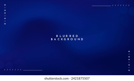 Gradient blurred background in shades of dark blue. Ideal for web banners, social media posts, or any design project that requires a calming backdrop