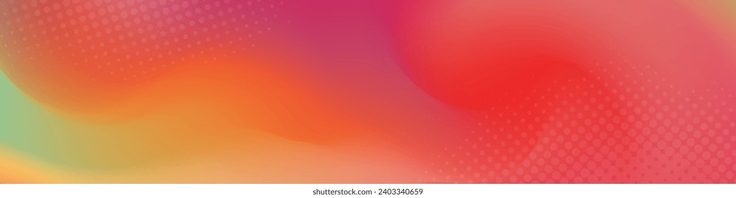 Gradient blurred background in shades of green and orange. Ideal for web banners, social media posts, or any design project that requires a calming backdrop