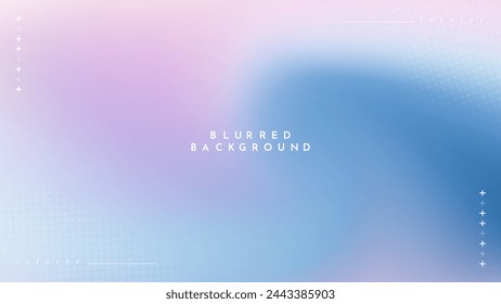 Gradient blurred background in shades of pink blue. Ideal for web banners, social media posts, or any design project that requires a calming backdrop