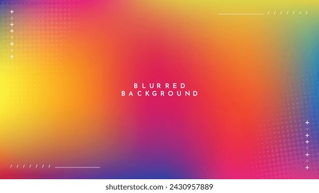 Gradient blurred background in shades of yellow and red. Ideal for web banners, social media posts, or any design project that requires a calming backdrop