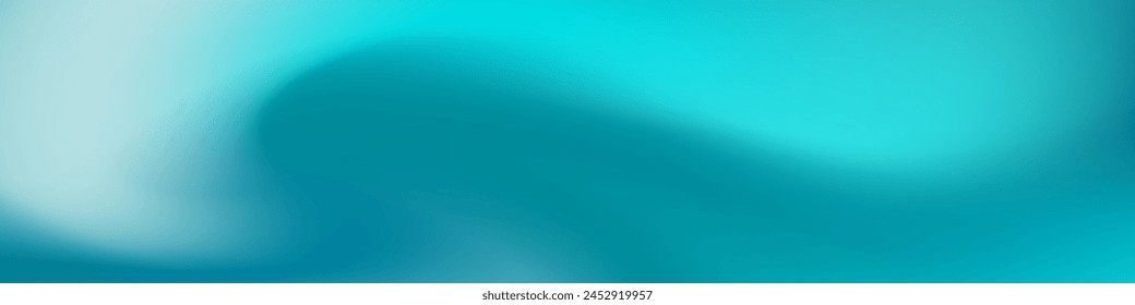 Gradient blurred banner in shades of  blue. Ideal for web banners, social media posts, or any design project that requires a calming backdrop