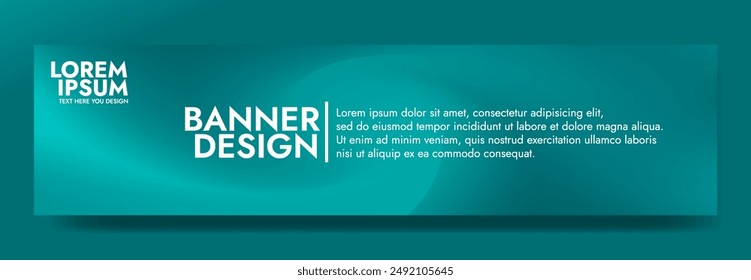 Gradient blurred banner in shades of blue. Ideal for web banners, social media posts, or any design project that requires a calming backdrop