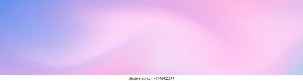 Gradient blurred banner in shades of pink blue. Ideal for web banners, social media posts, or any design project that requires a calming backdrop