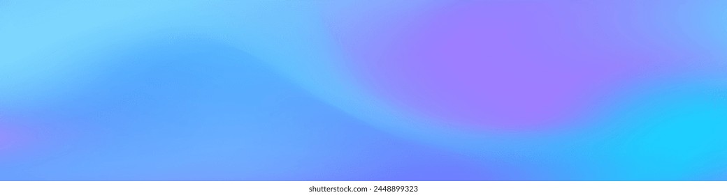 Gradient blurred banner in shades of purple blue. Ideal for web banners, social media posts, or any design project that requires a calming backdrop