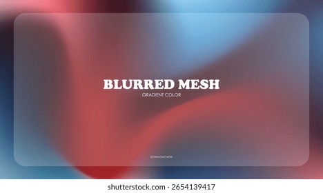 gradient blurred mesh red and blue dark colorful background
