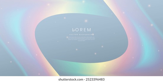 Gradient blurred on grey background. Colorful gradient. You can use for ad, poster, template, business presentation. Vector illustration