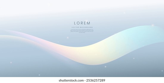 Gradient blurred on grey background. Colorful gradient. You can use for ad, poster, template, business presentation. Vector illustration