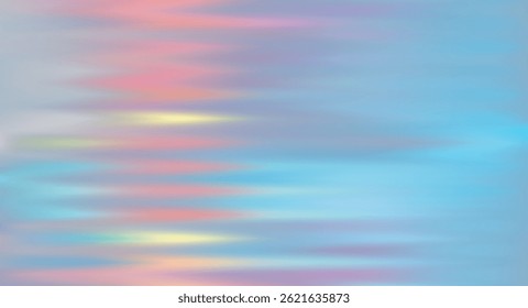 Gradiente Blurry Abstrato Azul Fundo Transparente Padrão Corrugado Refração De Vidro Com nervuras Efeito De Onda De Linha Vetorial