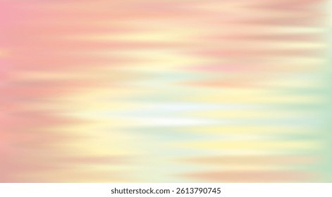 Gradient Blurry Abstract Sunrise Background Transparent Pattern Corrugated Ribbed Glass Refraction Vector Line Wave Effect