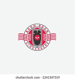 gradient boom boom logo icon design colorful icon 