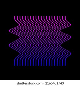 Gradient Bright Pop Art Party Minimalist Flyer Template. Gradient Simple Graphic Element Icon Background. Purple and Pink Gradient Color Abstract Card 