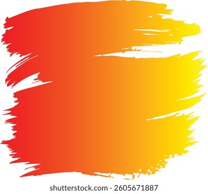 Gradient Brush Stroke Vector - Abstract Colorful Paint Splash Design