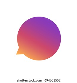 gradient bubble