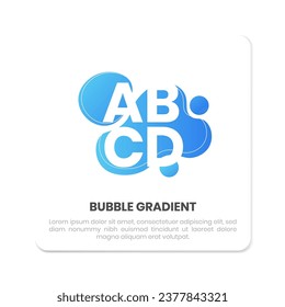 gradient bubbles for banners and posters