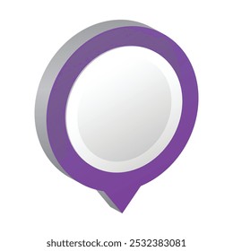 Gradient bullet point illustration on white background