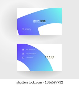 gradient business card template 03