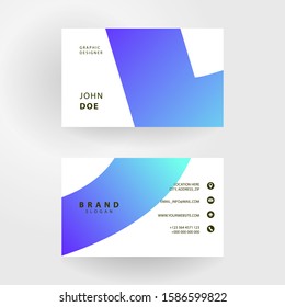 gradient business card template 04