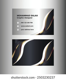 Gradient Business card Template Design