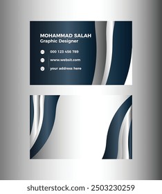 Gradient Business card Template Design