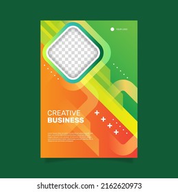 Gradient Business Workshop Poster Template. -  Vector.