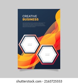 Gradient Business Workshop Poster Template. -  Vector.