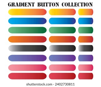 Gradient Buttons - Multicolored Collection of Web Buttons