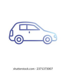 ilustración de material de icono de gradiente 