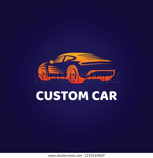 gradient car service logo\
design