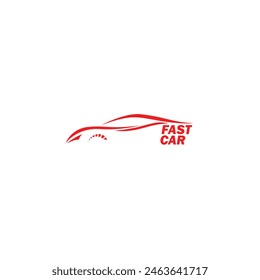Gradient car service logo template