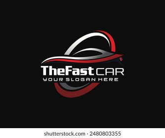 Gradient Car Service Logo Vorlage