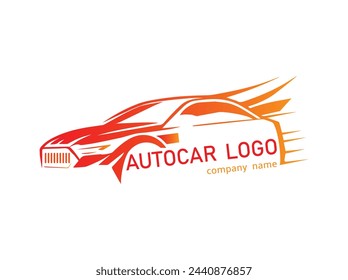 Plantilla de logotipo de servicio de coche degradado, plantilla de logotipo de concesionario de coche, ilustración vectorial de diseño de logotipo de concepto premium de garaje de coche,