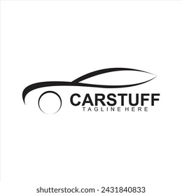 Gradient car service modern logo template