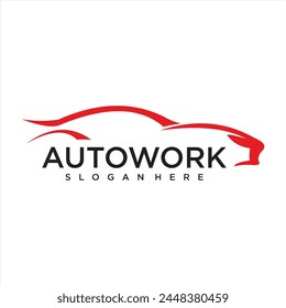 Gradient Car Service moderne Logo-Vorlage