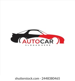Gradient car service modern logo template