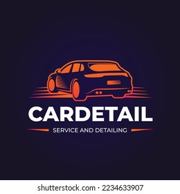 gradient car wash logo template