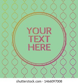 gradient chain link inspired pattern design